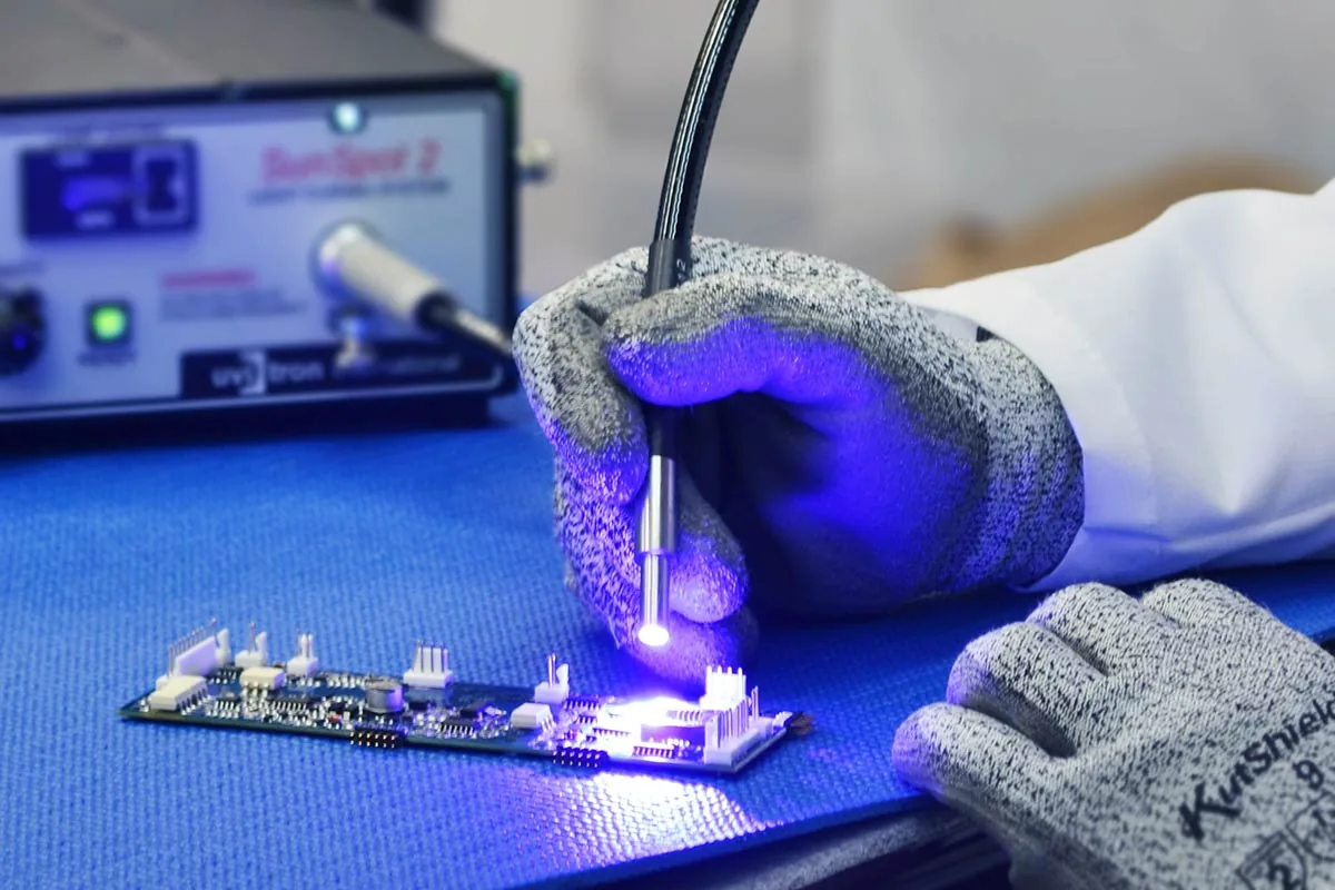 SunSpot 2 curing a PCB
